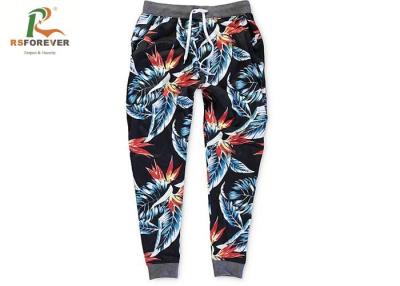 China Quick Dry Womens Sports Leggings With Sublimation Printing Flower Design for sale