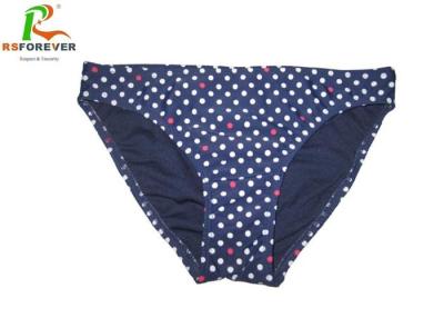 China Colorful Custom Printed Clothing Small Spot Blue Bikini Bottom For Womens for sale