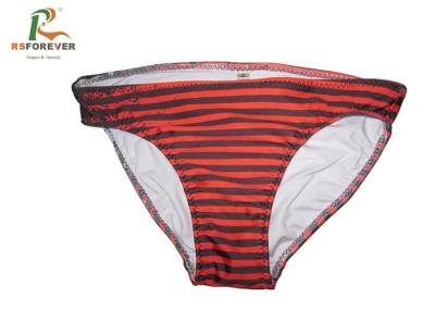 China Striped Bikini Bottoms Custom Printed Clothing With 3D Digital Printing for sale