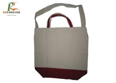 China Reusable Shoulder Cotton Canvas Bags Tote Style With Double Handle Customized Size for sale