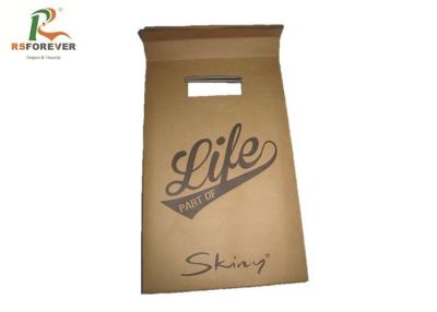 China Brown Kraft Paper Custom Printed Bags Take Away Fast Food Grosery Shopping for sale
