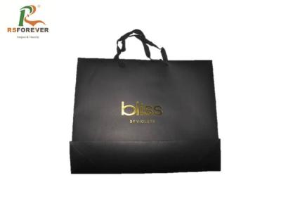 China Flexo Printed Paper Carrier Bags , Luxury Paper Shopping Bags Gift Package for sale