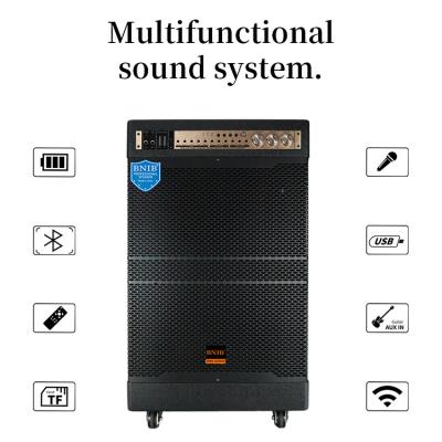China 200W Amplifier Sound System With Built In Battery 45Hz - 20KHz Frequency Response for sale