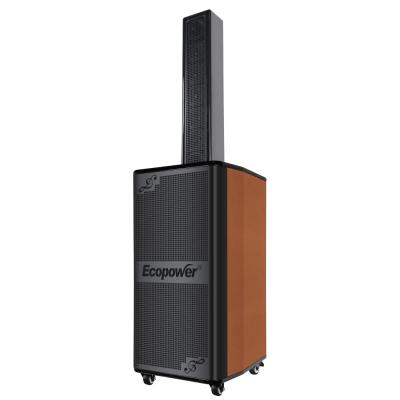 China Wood Linear Array Speaker 45Hz - 20KHz Karaoke Powered Active Speaker for sale