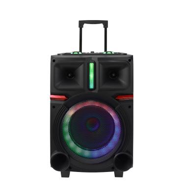 China Colorful Light Wireless Portable Party Box Speaker Rechargeable For Home for sale
