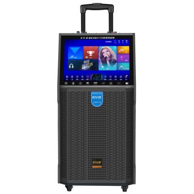 China TF BT USB Karaoke Video Machine Speaker 30W With Touch Monitor for sale