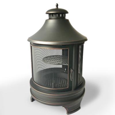 China Clasical  Metal Stamping 51*51*53cm Outdoor Wood Fired Oven Powder Coated en venta