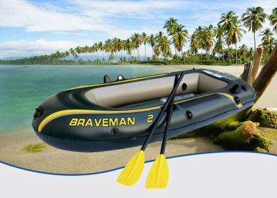 China Dunkelgrünes dauerhaftes aufblasbares Boot Braveman, bequemes leichtes aufblasbares Boot zu verkaufen