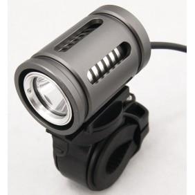 China Lager-Lampen-Fahrrad-der hohen Leistung des Mode-silbernen Grau-LED Taschenlampe 50mm x 33mm zu verkaufen