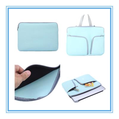 China Neoprene Notebook Sleeve Bag 13 Inch Laptop Sleeve With Pocket for sale
