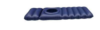 China PVC Maternity Beach Air Filled Sleeping Bag Inflatable Outdoor Furniture Dark Blue 182X63Cm for sale