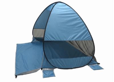 China 200x165x130CM 190T Polyester Pop Up Beach Tent Blue Outdoor Camping Sun Shade for sale