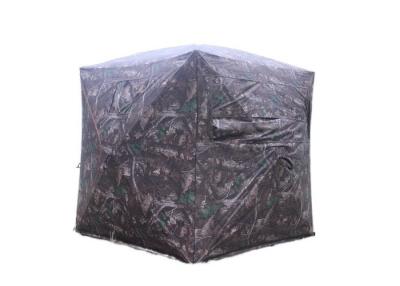 China Custom Lightweight Foldable Camouflage Outdoor Hunting Tents 200D Polyester Oxford for sale