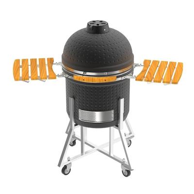 China Outdoor Metal Steel Shell Kamado Charcoal Barbecue Grill 22 Inch for sale