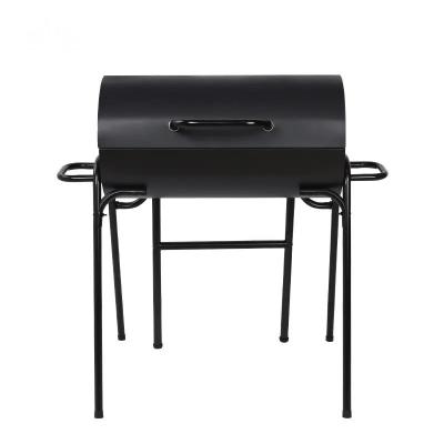China Customized Camping Accessories Black Double Barbecue Charcoal Grill 89.5 X 85.5 X 72CM en venta