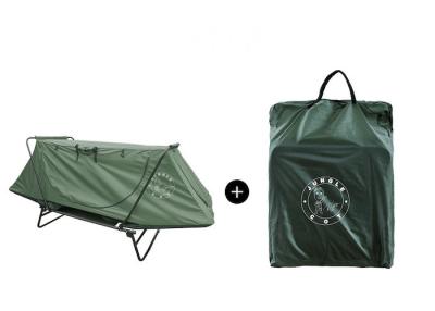 China 210*80*100CM Outdoor Portátil Verde 210D Oxford Pop Up Folding Single Bed Terra Tendas Para viagem Março à venda