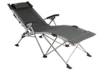 Chine 65*105*53CM Polyester à haute densité cadre de tube en acier solide portable extérieur compact camping fauteuils pliants de plage à vendre