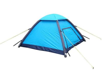 China Waterproof 190T Polyester Outdoor Inflatable Camping Tent 210*210*135CM 2 Person for sale