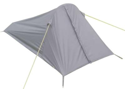 China abrigo de acampamento ao ar livrequatro temporadas 1 pessoa impermeável preto PU revestido 190T poliéster camada dupla tenda de trekking à venda