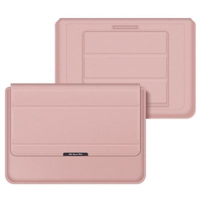 China 3 In 1 Multi Purpose Folder Design PU 13'' Notebook Protective Sleeve With Magnet Closure for sale