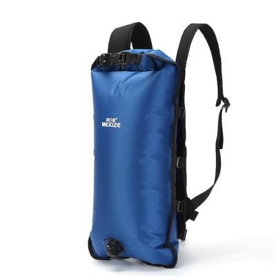 China Style Drybag 210D Nylon TPU Outdoor Blue 28L 20*26*50CM Waterproof Travel Backpack for sale