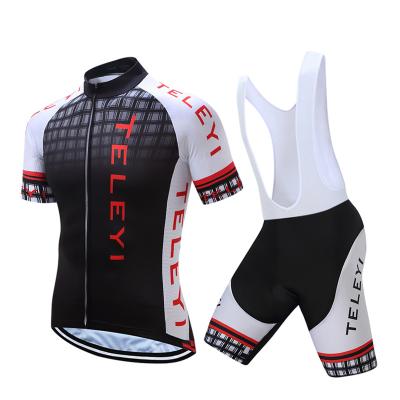 China Trajes cortos de secado rápido de ciclo modificados para requisitos particulares de Beathable del poliéster del jersey de la ropa al aire libre del ciclista en venta