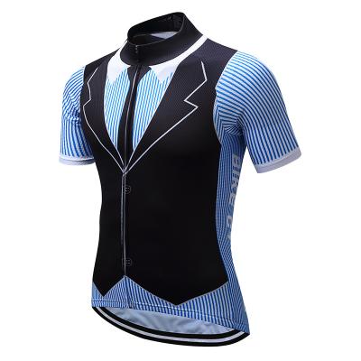 China Men Maillot Ciclismo Anti Sweat Polyester Cool Weather Cycling Jersey Sport T Shirt for sale