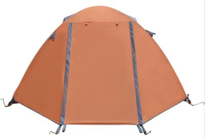 중국 오렌지색 외부 야영 쇄도는 만년설을 위해 210D 찢어지는 것을 막도록 가공된 210X180X130cm을 텐트로 덮습니다 판매용