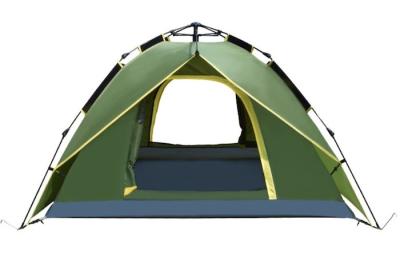 China Green Wind Resistant Canopy Tent PU2000mm Coated 210X180X145cm for sale