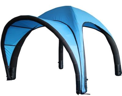 Chine Moderne concevez la tente en fonction du client gonflable bleue portative légère 3M*3M d'Oxford TPU X de vente de tente extérieure chaude de parasol à vendre