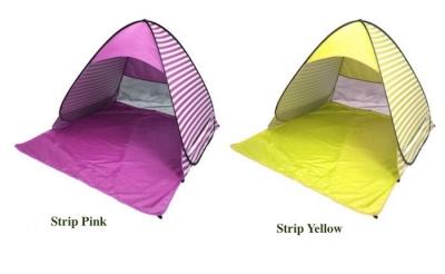 China Imprimindo o acampamento exterior as barracas automáticas estalam acima o dossel Sunproof da praia com UV50+ à venda