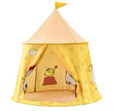 China Small Polyester Tepee Pop Up Outdoor Camping Tents Kids Playing House H120XD116cm for sale