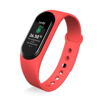 China Smart Bracelet Bluetooth 4.0 Fitness Wristband Fitness Tracker Device Body Temperature Monitor for sale