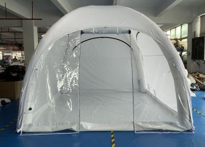 Chine La tente gonflable adaptée aux besoins du client moderne X de secours forment l'air d'isolement médical Polonais Camopy à vendre