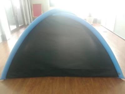 China Black Waterproof Inflatable Outdoor Tents 190T Beach Portable Inflatable Tent for sale