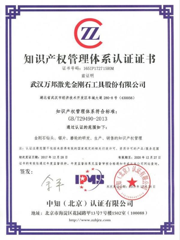  - Wuhan Wanbang Laser Diamond Tools Co., Ltd.