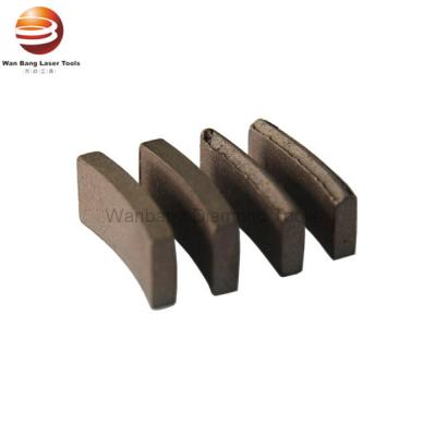 China Smooth Cutting Roof Top Flat Top Diamond Core Bit Segments for Reforced Concrete for sale