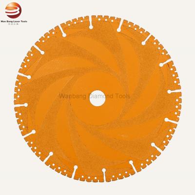 China Vacuum Brazed Diamond Cutting Blade 230mm For Cast Iron for sale