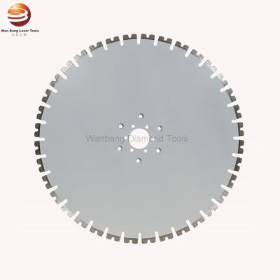 China 500mm Concrete Diamond Wall Saw Blades for High HP Machine for sale