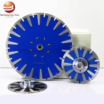 China General Purpose 230mm Sintered T Segment Saw Blade With Deep Protective Teeth for sale