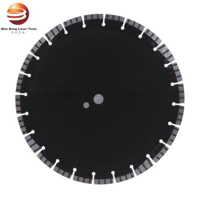 China Turbo Diamond Asphalt Cutting Blade 14'' 350mm With Protective Segments for sale