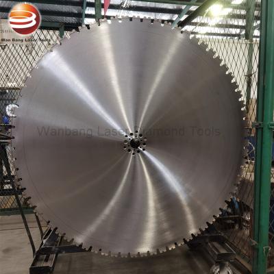 China Reinforced Demolition Concrete Wall Saw Blade Laser Welded 1400mm for sale