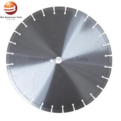China Factory 400mm Laser Welded Line Up Diamond Saw Blade With Flat Segments For General Buildings for sale