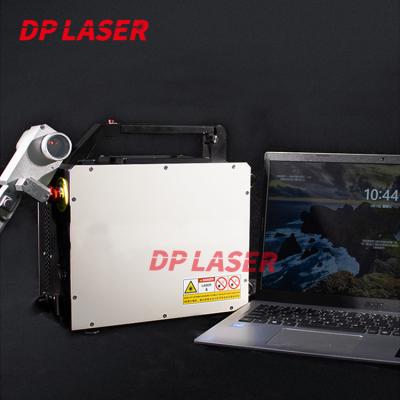 China 220V Backpack Laser Cleaning Machine 50W 100W Fiber Mini Portable for sale