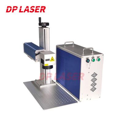 China Portable Jewelry Fiber Laser Marking Machine Split Type 20W 30W for sale