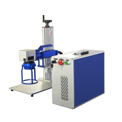 China Handheld Fiber Laser Marking Machine 30W 50W Air Cooling For Metal for sale