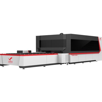 China Durable Steel Fiber Laser CNC Cutting Machine Automatic Multiscene Te koop