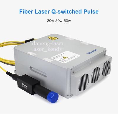 중국 산업용 자동차 레이저 예비 부품, 50W 섬유 레이저 소스 RFL-P50QB 판매용