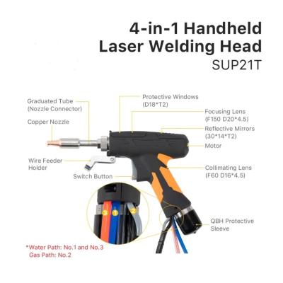 China Sturdy SUP 21T Handheld Welding Head Durable For Laser Cutting Machine for sale