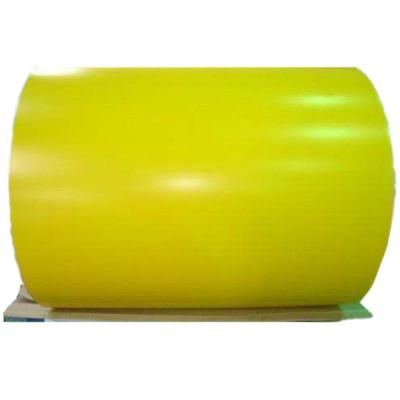 中国 黄色いSGCC PPGIは鋼鉄コイルの600mm 塗装済みガルバリウムロールをPrepainted 販売のため